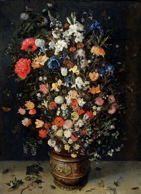 Flower Bouquet Painting | Jan Brueghel the Elder Oil Paintings