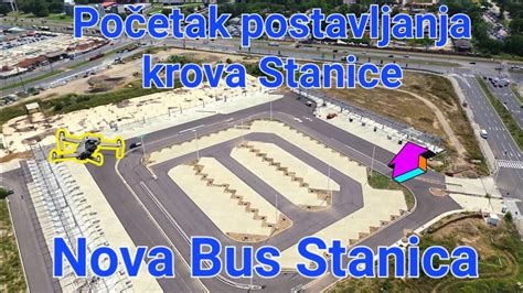 Nova Autobuska Stanica Novi Beograd Radovi Na Peronima Postavljanje