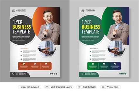 Premium Vector Modern Business Flyer Template