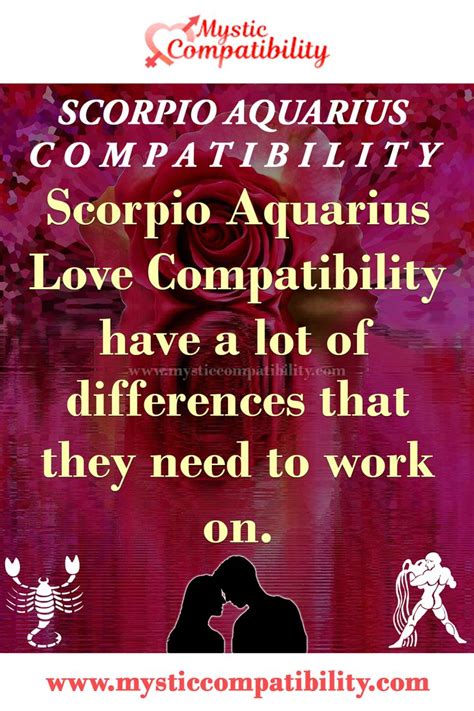 Scorpio Aquarius Love Compatibility Scorpio And Aquarius