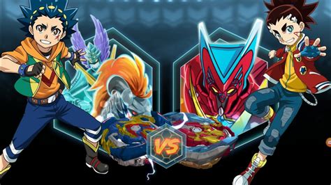 BEYBLADE BURST RISE VALT VS AIGER SWORD VALTRYEK VS UNION ACHILLES