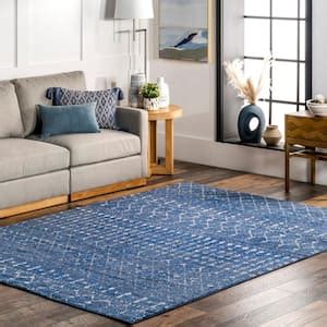 Nuloom Blythe Modern Moroccan Trellis Ft X Ft Dark Gray Area Rug