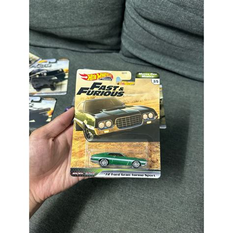 Hot Wheels Premium Fast Furious 72 Ford Gran Torino Sport Shopee Malaysia