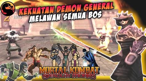 Eksperimen Mencoba Npc Demon General Melawan Semua Bos Mortal Kombat Shaolin Monks Youtube