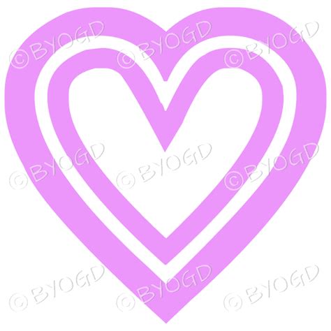 Pink Double Heart Icon Sticker For Your Social Media ⋆ Be Your Own