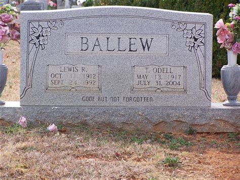 T Odell Ballew Find A Grave Memorial