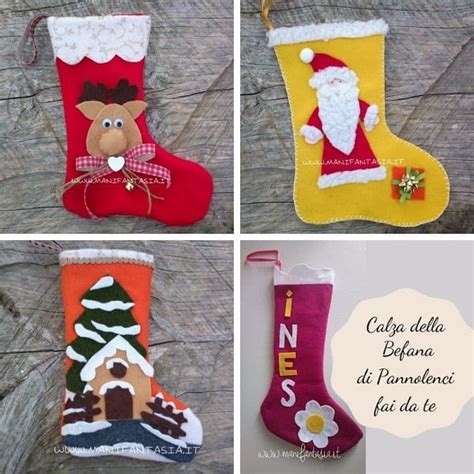 Calze Della Befana Di Pannolenci Fai Da Te Personalizate Artofit