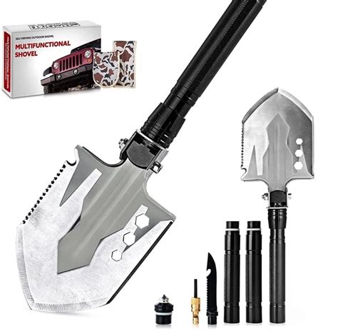 Современная металлическая складна походная саперная лопата ...