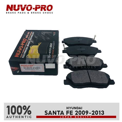 Nuvo Pro Brake Pad Front Hyundai Santa Fe Va K Set