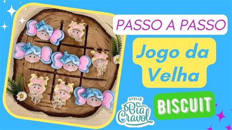 Passo A Passo De Biscuit Jogo Da Velha DIY Bia Cravol YouTube