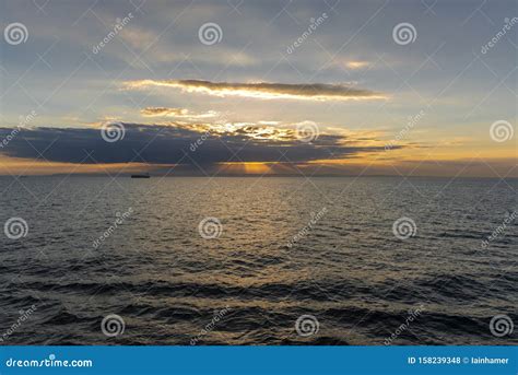 The White Cliffs of Dover at Sunset. Stock Photo - Image of owes, cliff ...