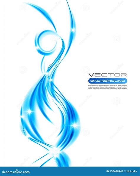 Vector Awesome Abstract Colorful Waves On White Background Stock Vector