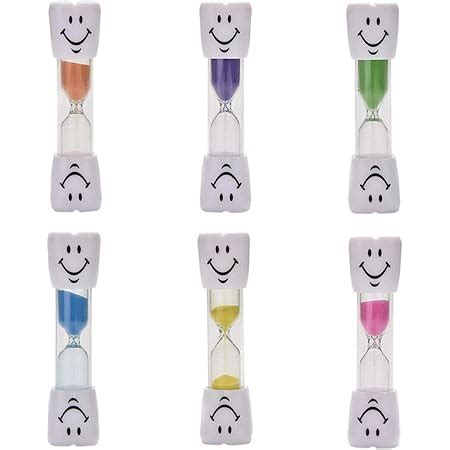 Amazon Yuronam Minute Sand Timer Set Pack Colorful Smiley