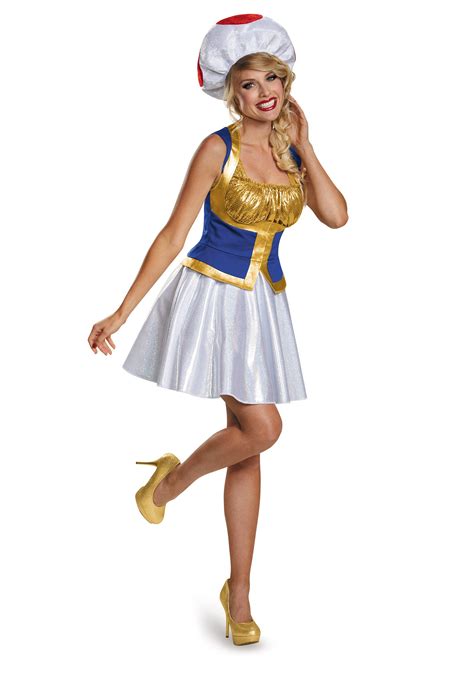 Womens Toad Dress Costume