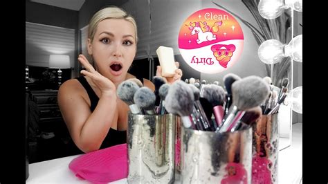 Makeup Brushes Cleaning How I Clean My Brushes Fast And Cheap Youtube