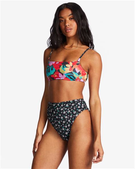 Mujer Islands Away Rev Zoe Top Crop De Bikini Reversible Para Mujer