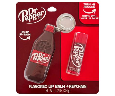 Dr. Pepper Bottle Lip Balm & Keychain, 0.12 Oz. | Big Lots