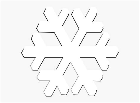 White Snowflake Transparent Background Clipart - White Snowflake Vector ...