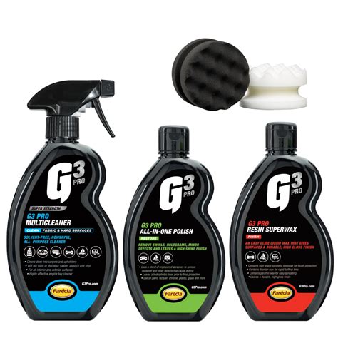 Granudan sample package 8 - Farécla G3 Pro products