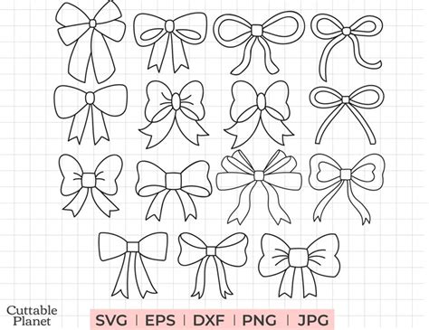 bow outline svg png jpg dxf eps bow outline png bow outline dxf