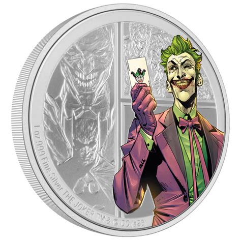 Niue DC Villains The Joker Coloured 1 Oz Silber 2023 Proof