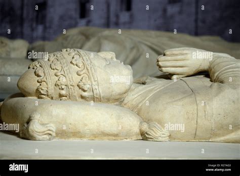 Tomb of Pope Clement VI (1342-1352) Plaster Copy of the Pope in Prayer ...