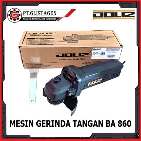 Jual Mesin Gerinda Tangan Angle Disc Grinder Gurinda Body Slim Doliz BA