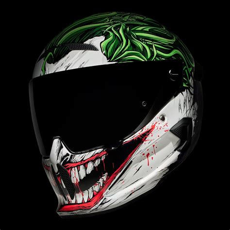 Ruroc Atlas 40 The Joker Full Face Bluetooth Motorcycle Helmet Ruroc