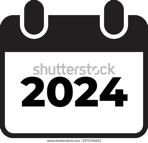 Calendar 2024 Icon 2024 Logo Icon Stock Vector Royalty Free