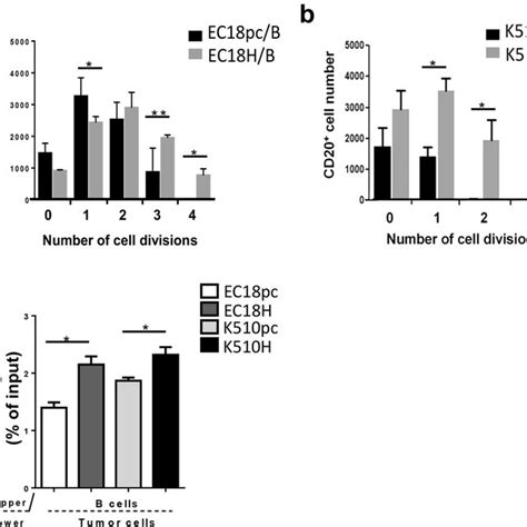 Escc Derived Hmgb1 Promotes B Cell Proliferation And Migration A B