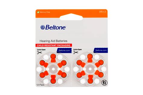 Beltone Hearing Aid Battery Size 13 Shop Beltone