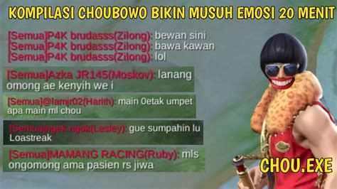 CHOUBOWO EXE KOMPILASI CHOUBOWO BIKIN MUSUH EMOSI YouTube