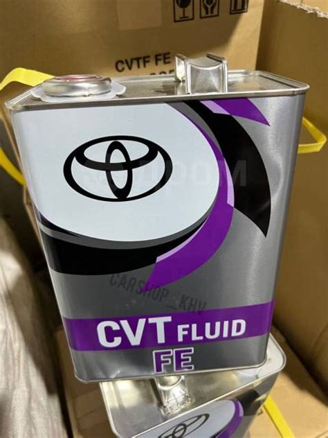 Трансмиссионное масло Toyota CVT Fluid FE, синтетическое, 4,00 л. для ...