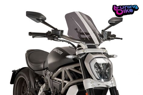 Puig Parabrezza Naked N G Pelliccia Regolabile Touring Ducati X Diavel