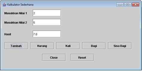 Membuat Kalkulator Sederhana Menggunakan Java IT Tutorial