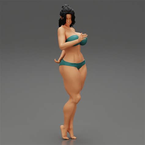 3D Printable Sexy Bikini Beach Girl By 3DGeschaft Miniatures Figures