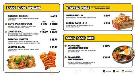 Bang Bang Korean Crunch Fast Food Restaurantonline Orderhuntington