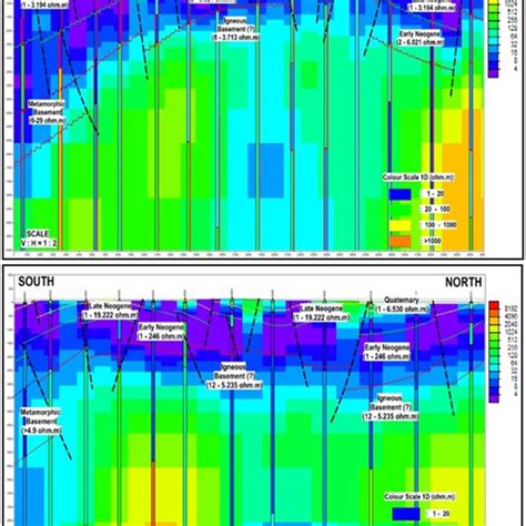 The Subsurface Geological Model On The Cross Section Of The West East