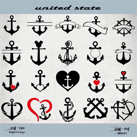 Anchor Svg Nautical Svg Ship Anchor Svg Etsy