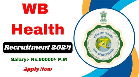 WB Health Recruitment 2024 For Lab Technician Other Posts