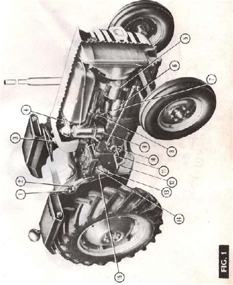 Massey Ferguson 135 Tractor Operators Manual Part List