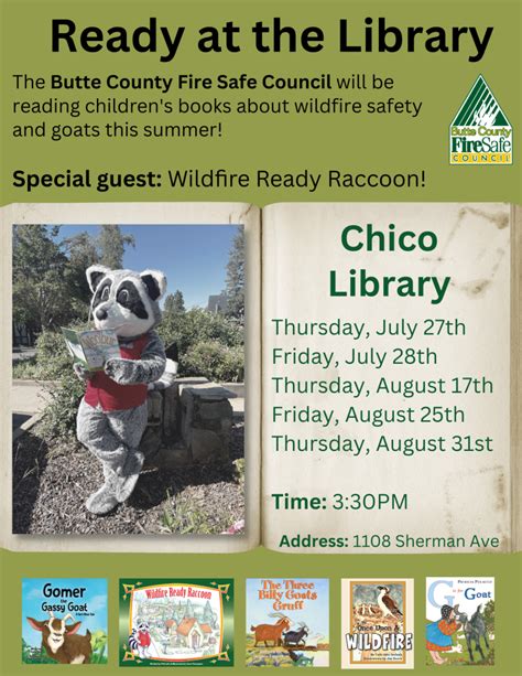 Ready At The Chico Library Buttefiresafe Net