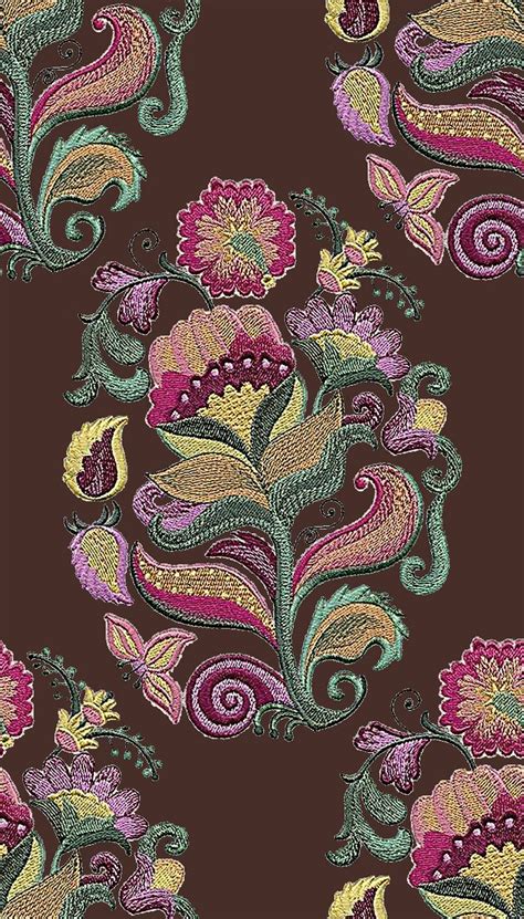 Pin By Marea S Adeel On Cards Print Design Pattern Border Embroidery