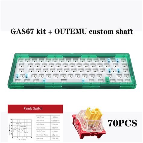 ZUOYA GAS Customized Mechanical Keyboard Kit Hot Swappable Wired RGB Backlit Gasket Structure