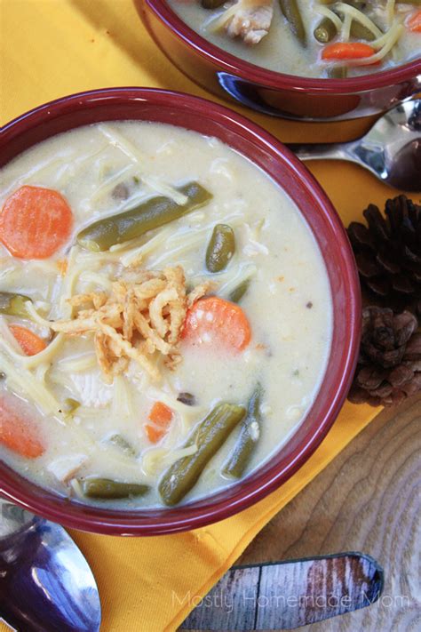 Creamy Easy Turkey Noodle Soup Mostly Homemade Mom