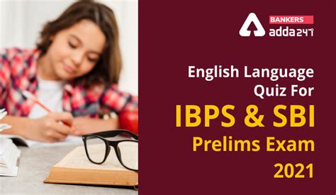 English Language Quiz For Sbi Ibps Prelims Th April