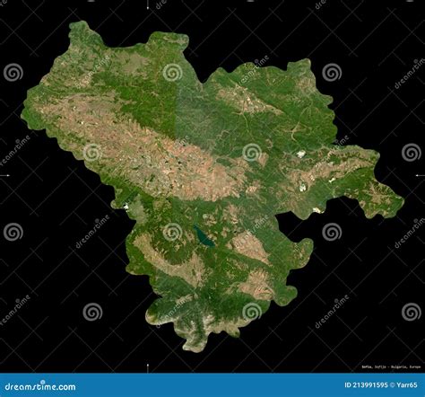 Sofia Bulgaria Black Solid Sentinel 2 Satellite Stock Image Image