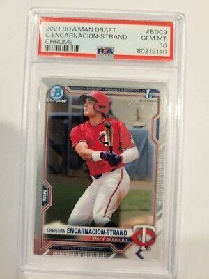 2021 Bowman Draft Chrome Refractor BDC 9 Christian Encarnacion