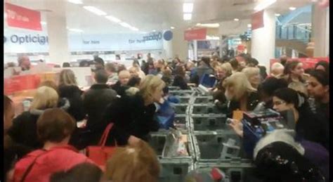 Watch: Boots secret sale sees hundreds descend on Trafford Centre to ...