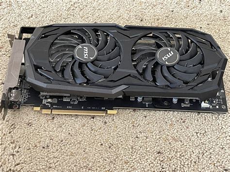 Msi Radeon Rx Xt Gaming Mx Gddr Graphics Card Ebay